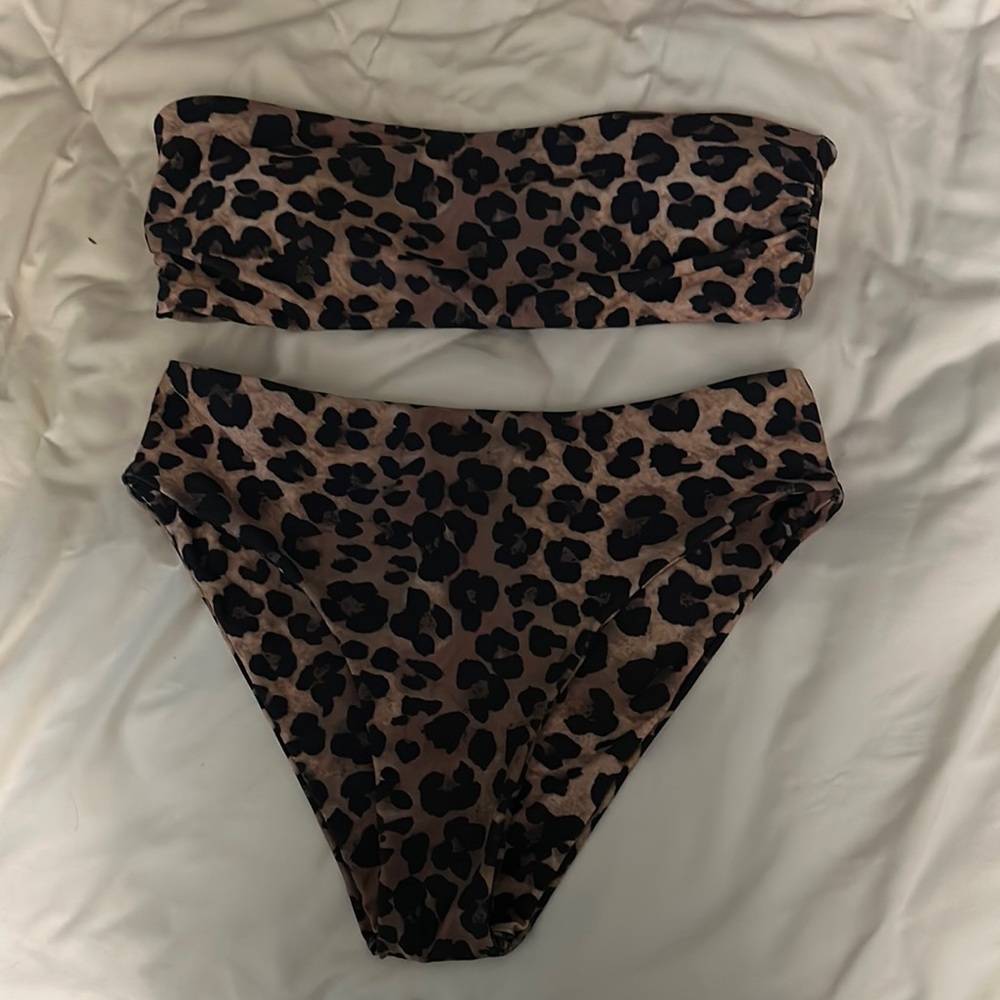 Leopard Print Bikini Set